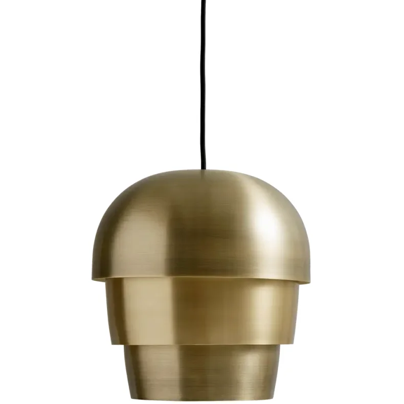 Loftlampe - Mat messing