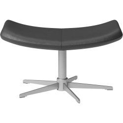 Lnestol + Skammel - Sort lder