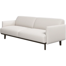 3p. Sofa - Hvidt stof