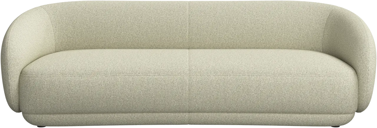 3 P sofa i lysegr�nt stof