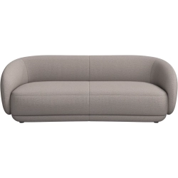 2,5 P sofa i sandfarvet stof