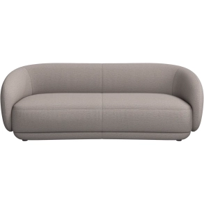 2,5 P sofa i sandfarvet stof