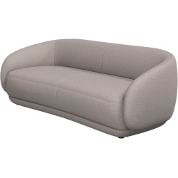2,5 P sofa i sandfarvet stof