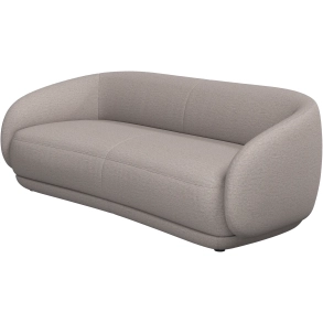 2,5 P sofa i sandfarvet stof