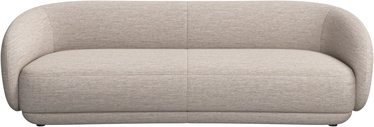 3 P sofa i beige stof