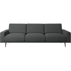 3 P sofa i m�rke gr� stof