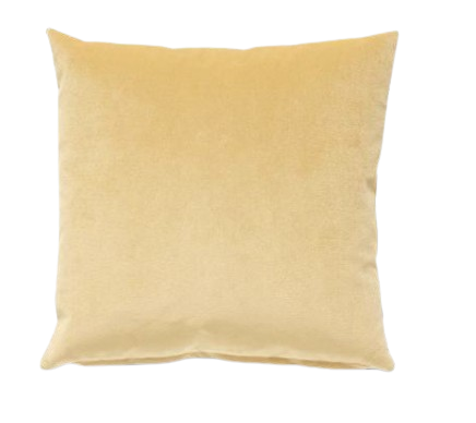 Pude - Stvet gul velour