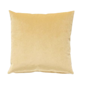 Pude - Stvet gul velour