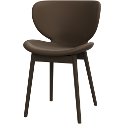 6 stk. spisestole i stengr� l�der