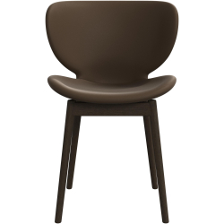 6 stk. spisestole i stengr� l�der