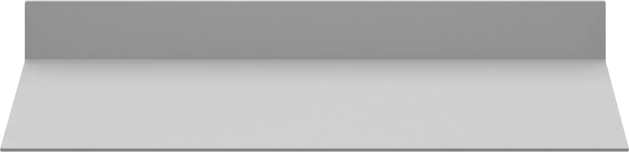 2 stk. metal hylder - hvid 