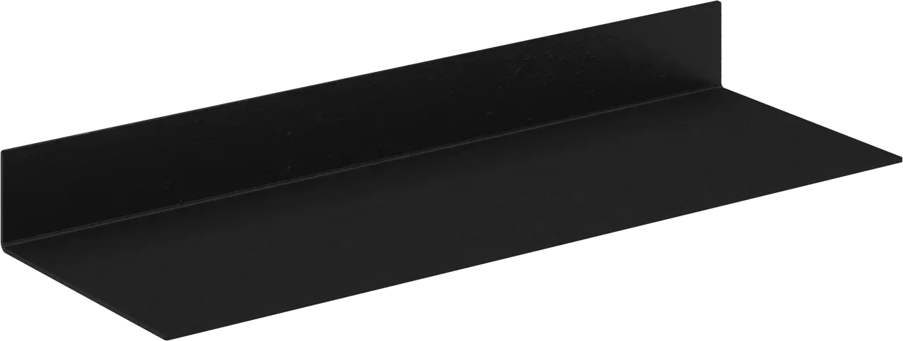 2 stk. Metal hylder - sort