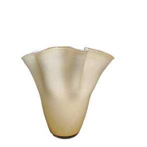 Glas vase - Creme