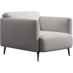 2 stk. L�nestole i beige stof