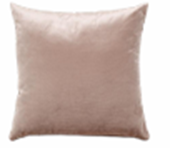 Pude lys rosa velour