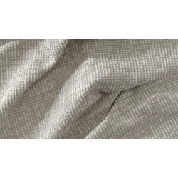Sofa med chaiselong - Lys gr� stof