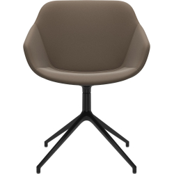 6 stk. spisestole i gr� l�der