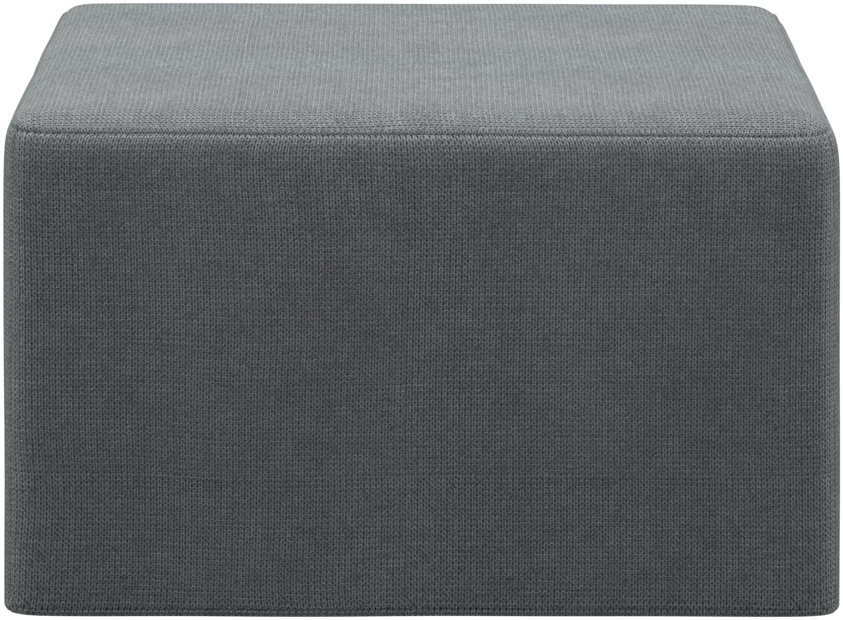 Puf med sovefunktion i gr� stof