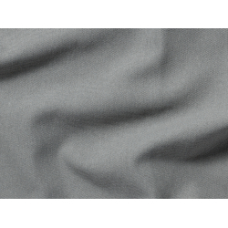 6 spisestole i gr�t stof med m�rk egeben