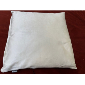 Pude lys beige velour