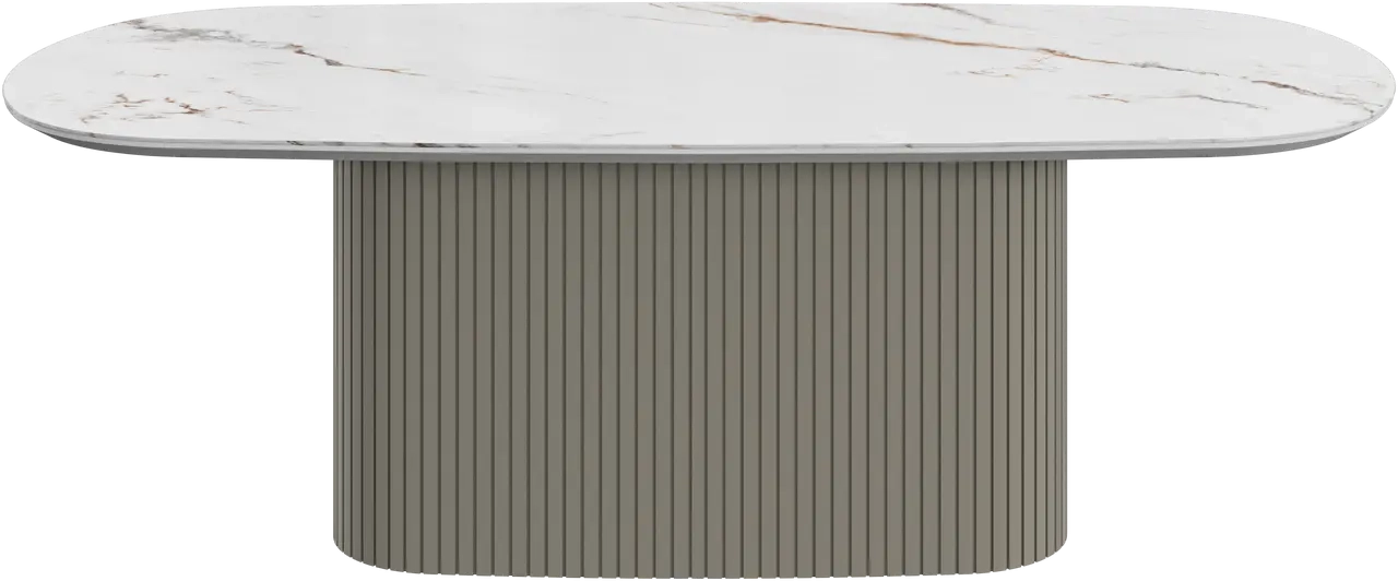 Sofabord hvid keramik/gr�