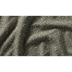 Hj�rnesofa i gr�n stof