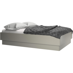 Enkelt seng - 90 x 200 cm i askegr�