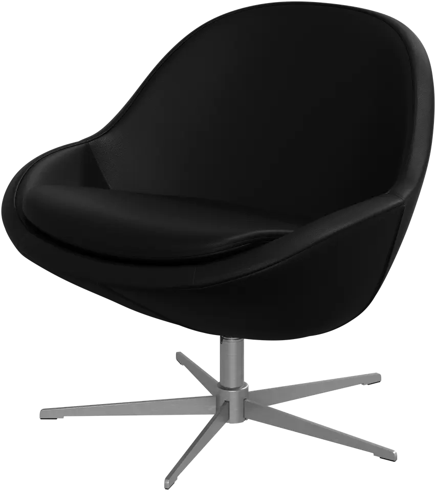 L�nestol i sort l�der