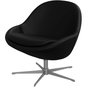 L�nestol i sort l�der